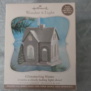 Hallmark Gray Holiday Ornament with Light-Up Feature